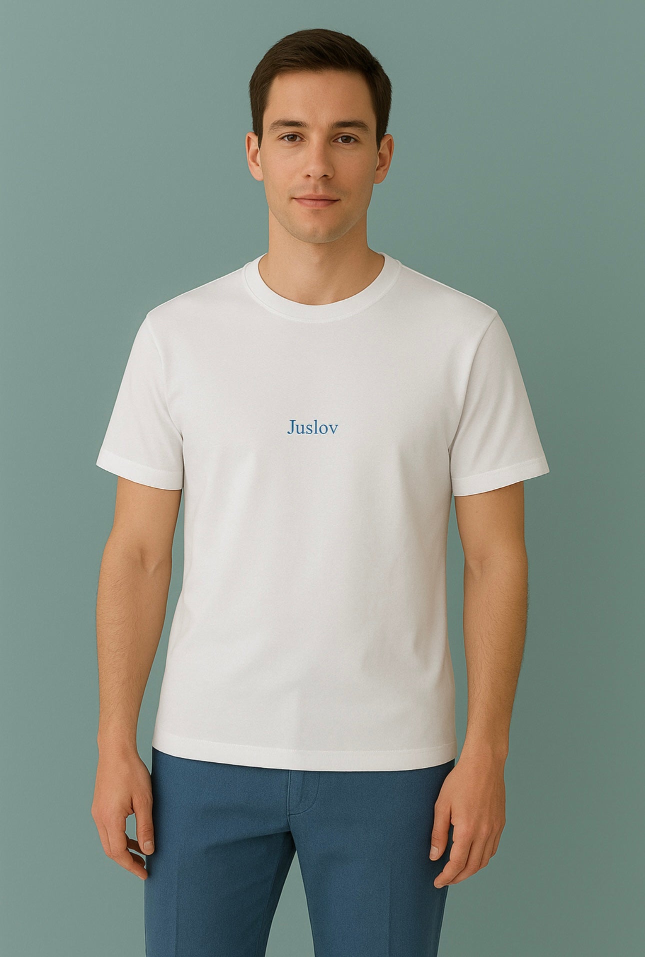 Juslov premium t shirt with embroidery , Casual & Party wear for men and women